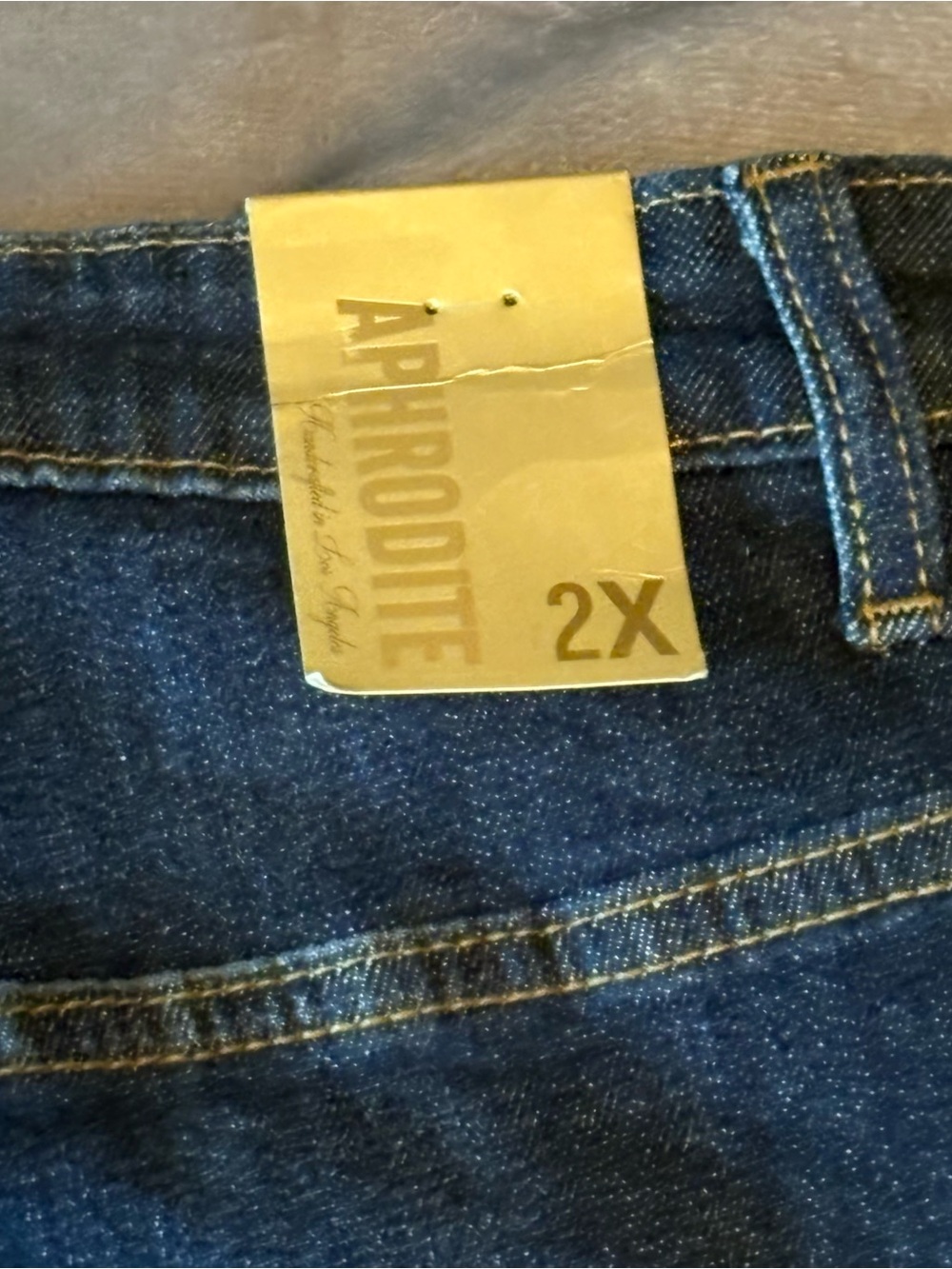 Aphrodite Distressed Flare Denim Jeans – Women’s 2XL (16)